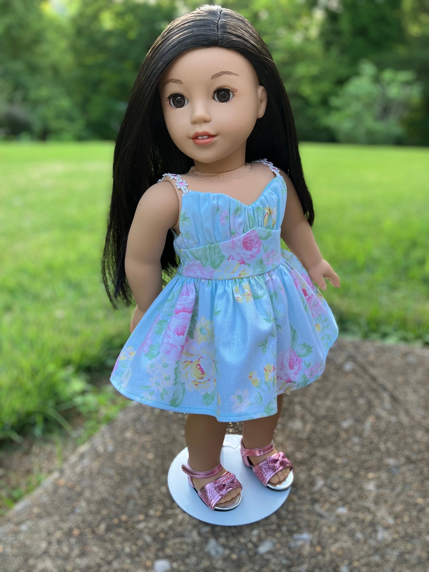 Summer Rose Outfit for 18 Inch American Girl Doll