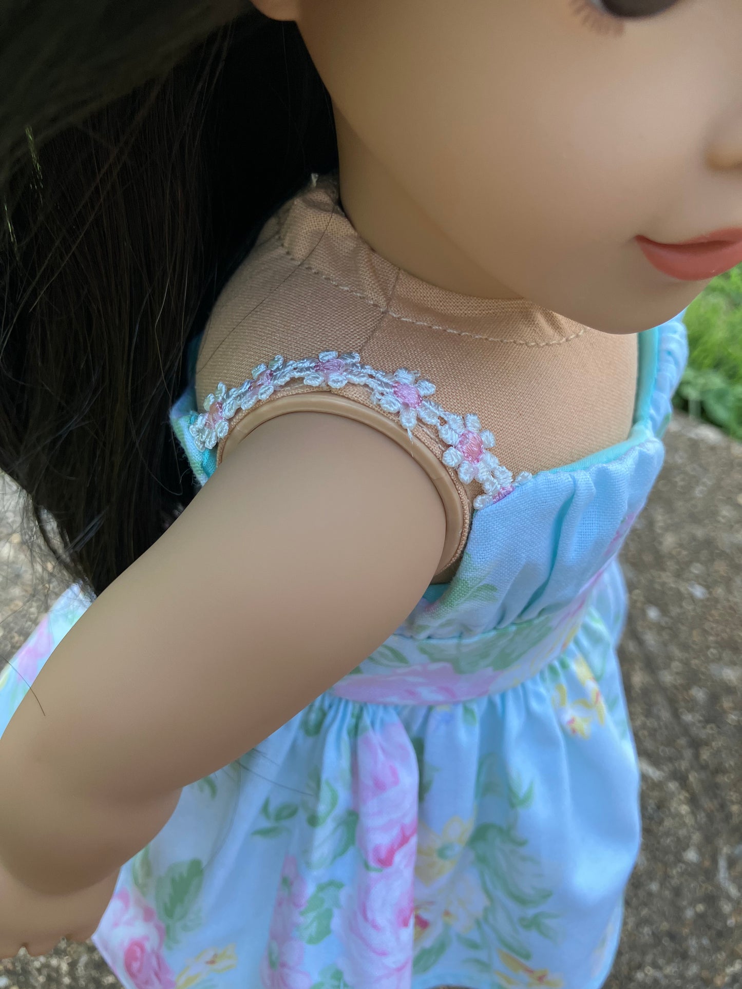 Summer Rose Outfit for 18 Inch American Girl Doll