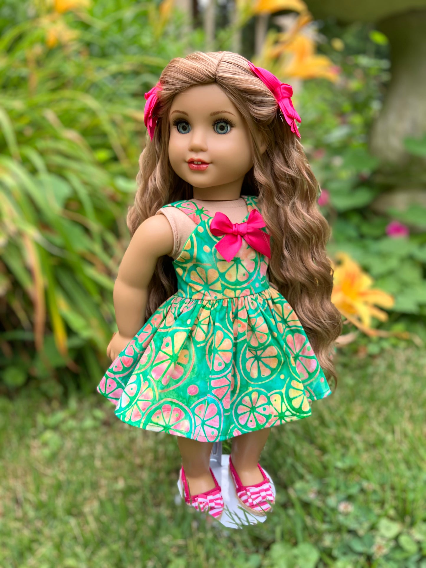 Tropical Summer Outfit for 18 Inch American Girl Doll