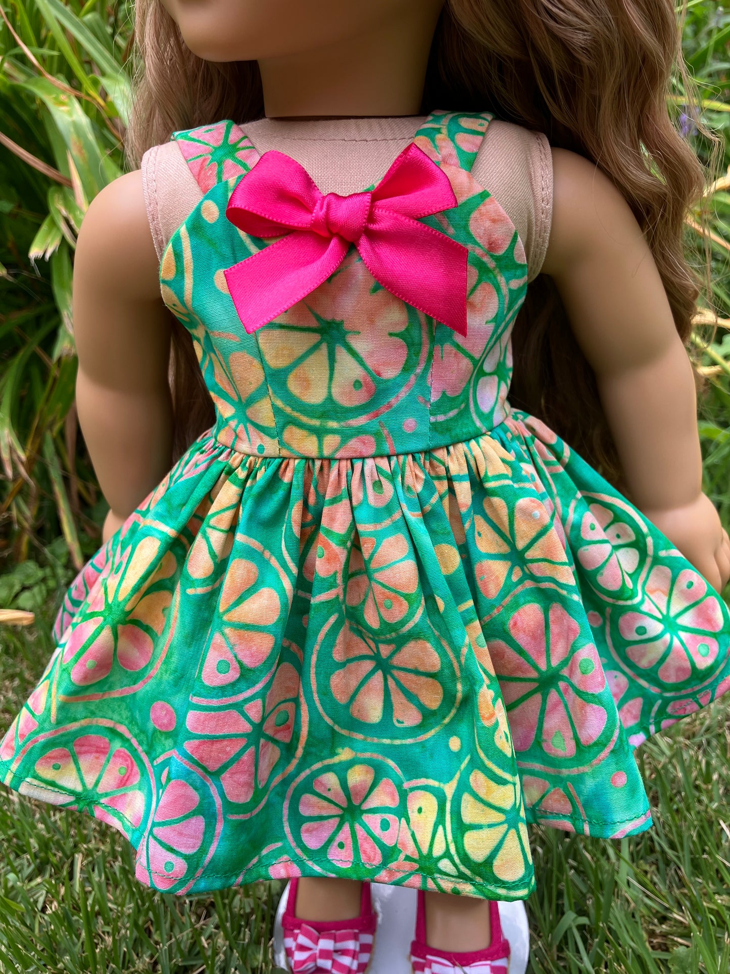 Tropical Summer Outfit for 18 Inch American Girl Doll