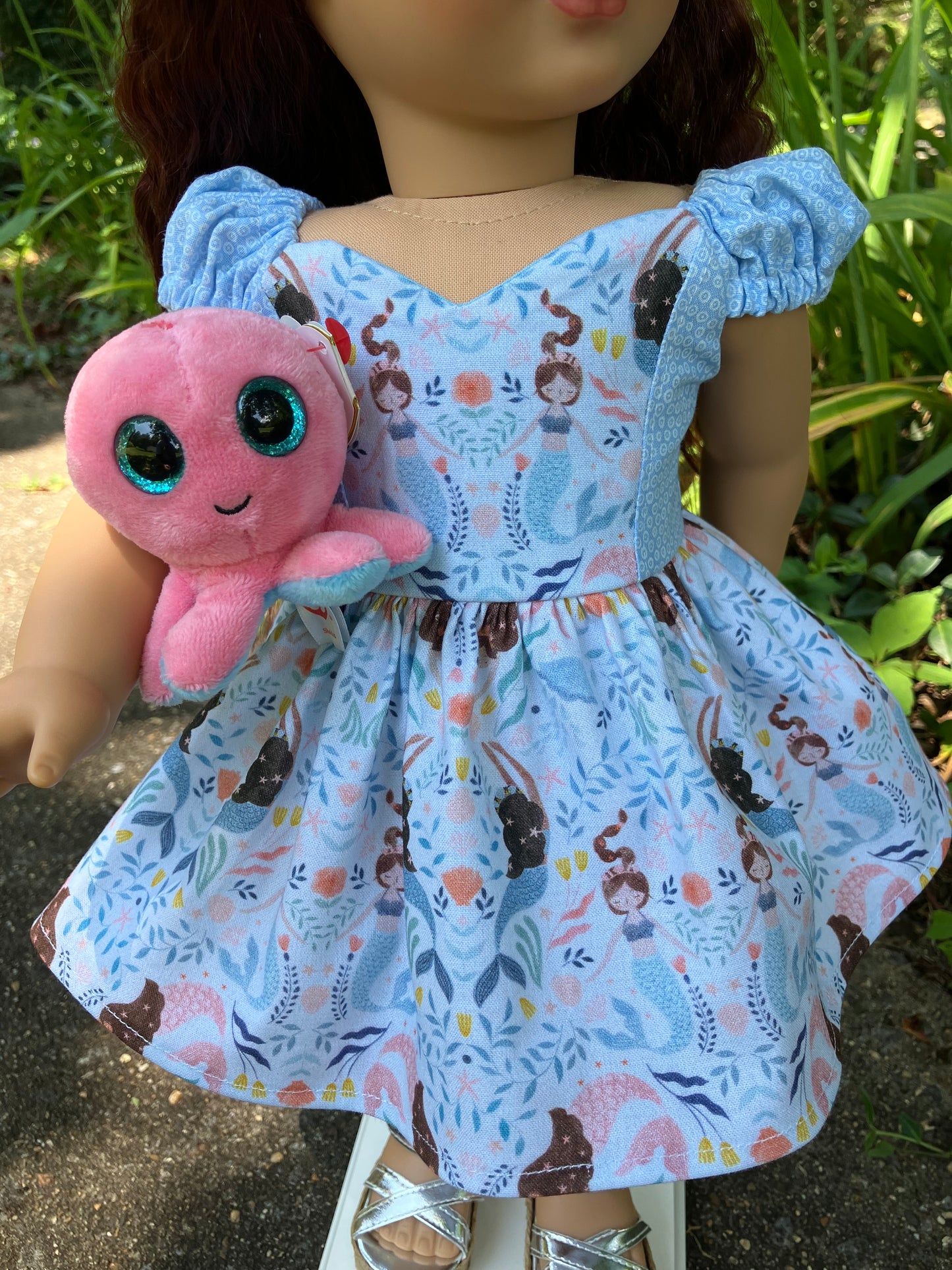 Summer Mermaid Outfit for 18 Inch American Girl Doll