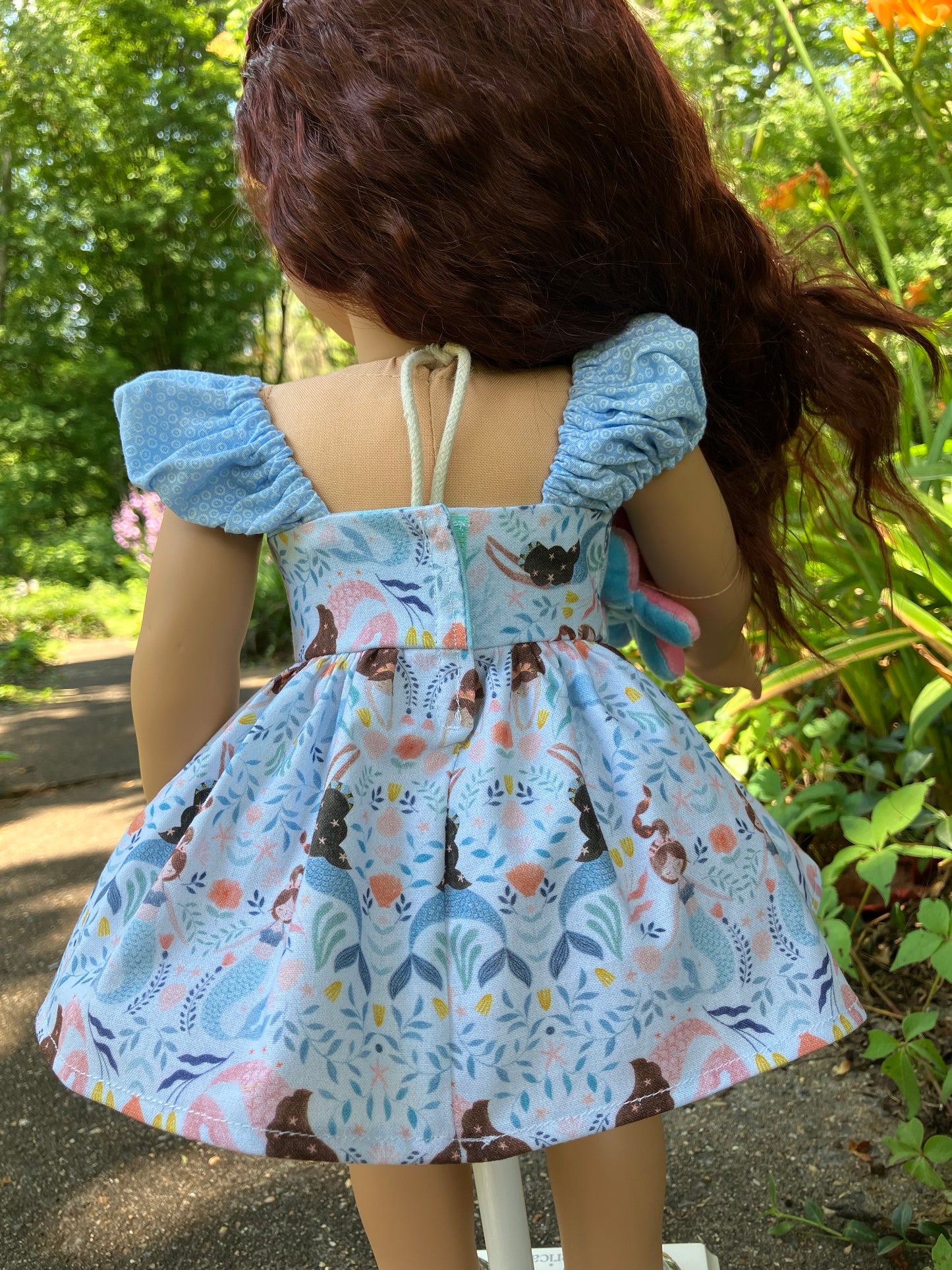 Summer Mermaid Outfit for 18 Inch American Girl Doll