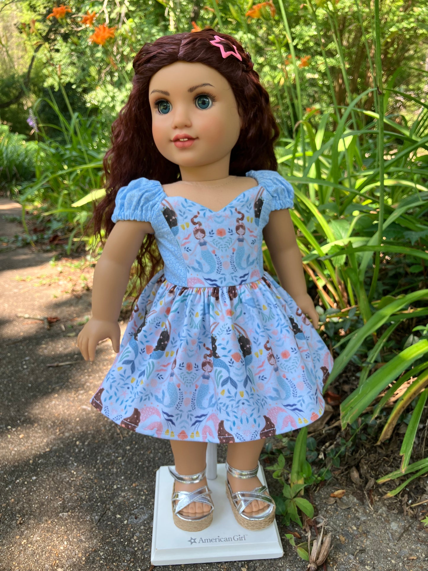 Summer Mermaid Outfit for 18 Inch American Girl Doll