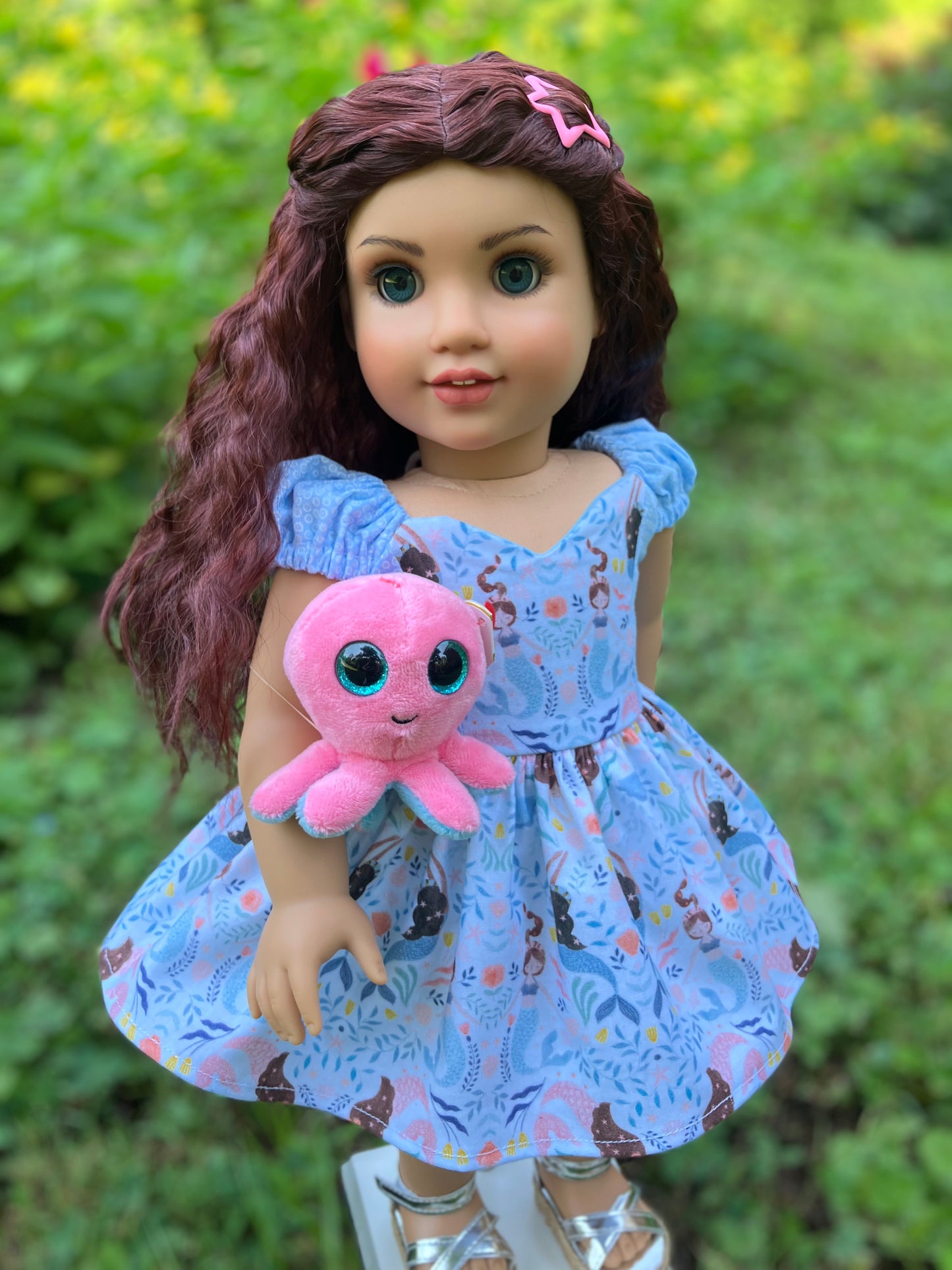 Summer Mermaid Outfit for 18 Inch American Girl Doll