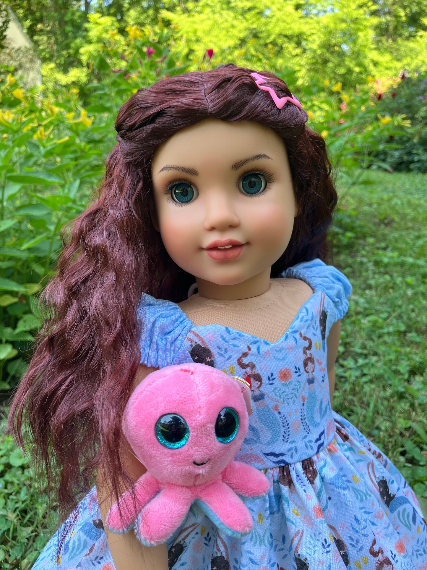 Summer Mermaid Outfit for 18 Inch American Girl Doll
