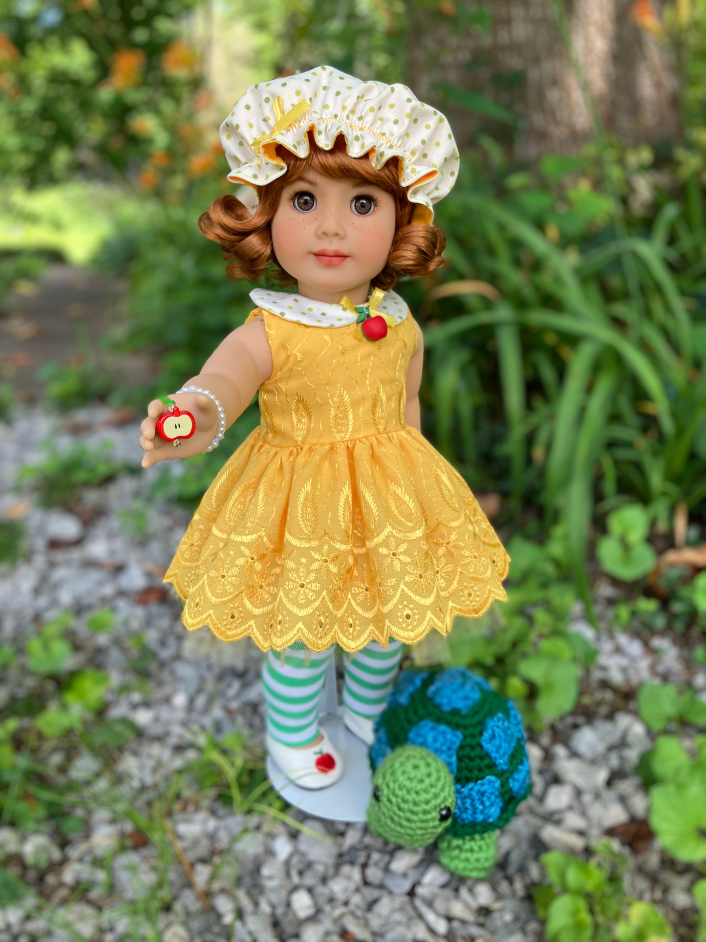 Custom American Girl Doll - Apple Dumpling & Tea Time Turtle