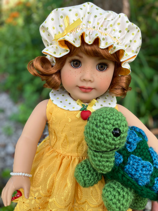 Custom American Girl Doll - Apple Dumpling & Tea Time Turtle