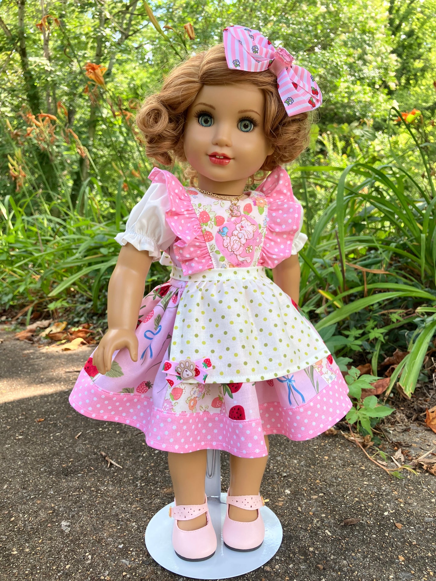Custard Kitten Outfit for 18 Inch American Girl Doll