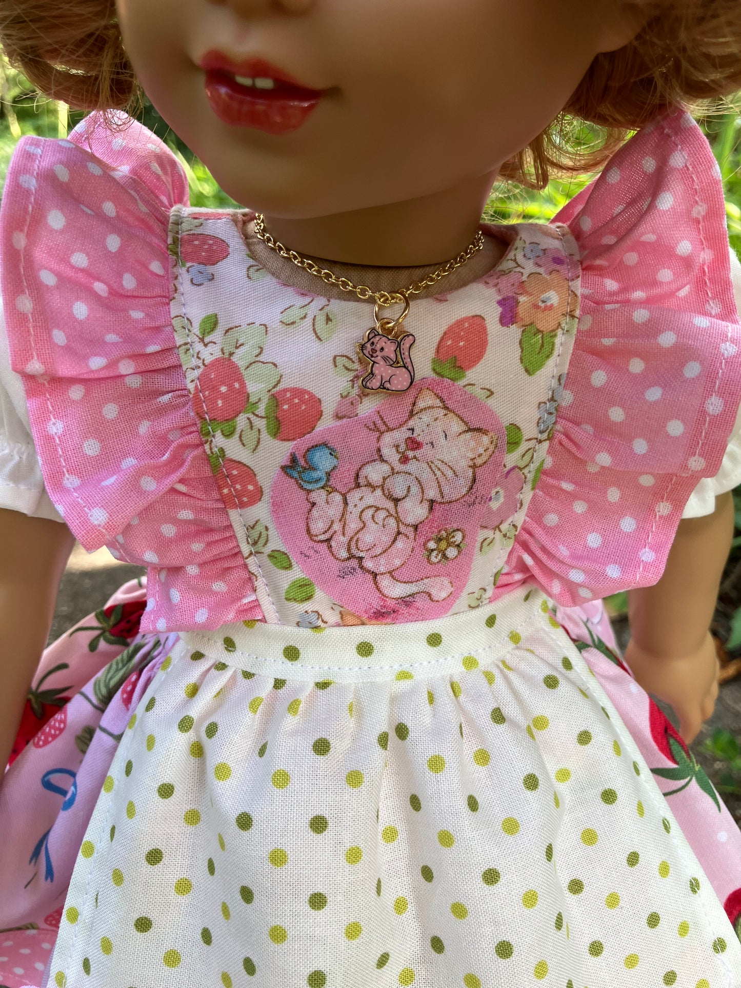 Custard Kitten Outfit for 18 Inch American Girl Doll