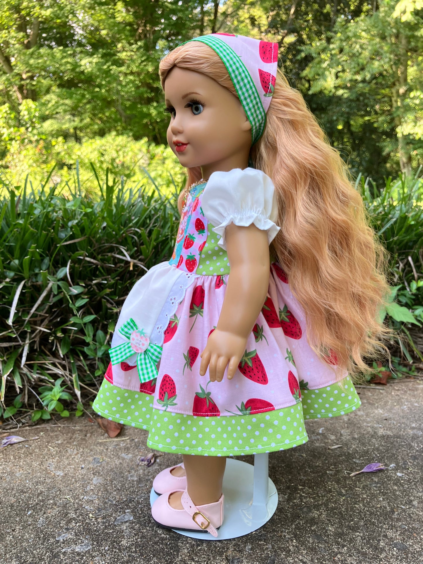 Strawberry Shortcake Outfit for 18 Inch American Girl Doll