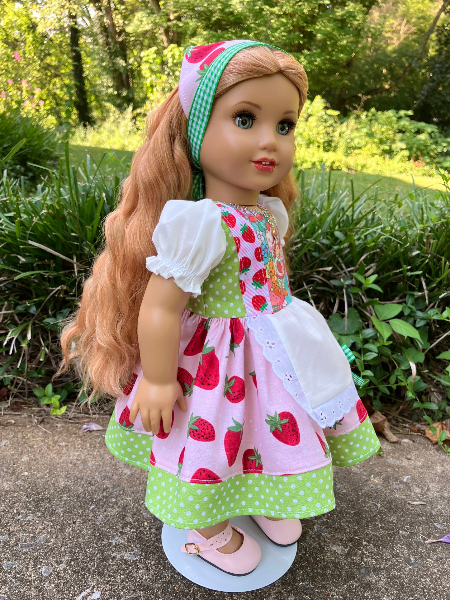 Strawberry Shortcake Outfit for 18 Inch American Girl Doll