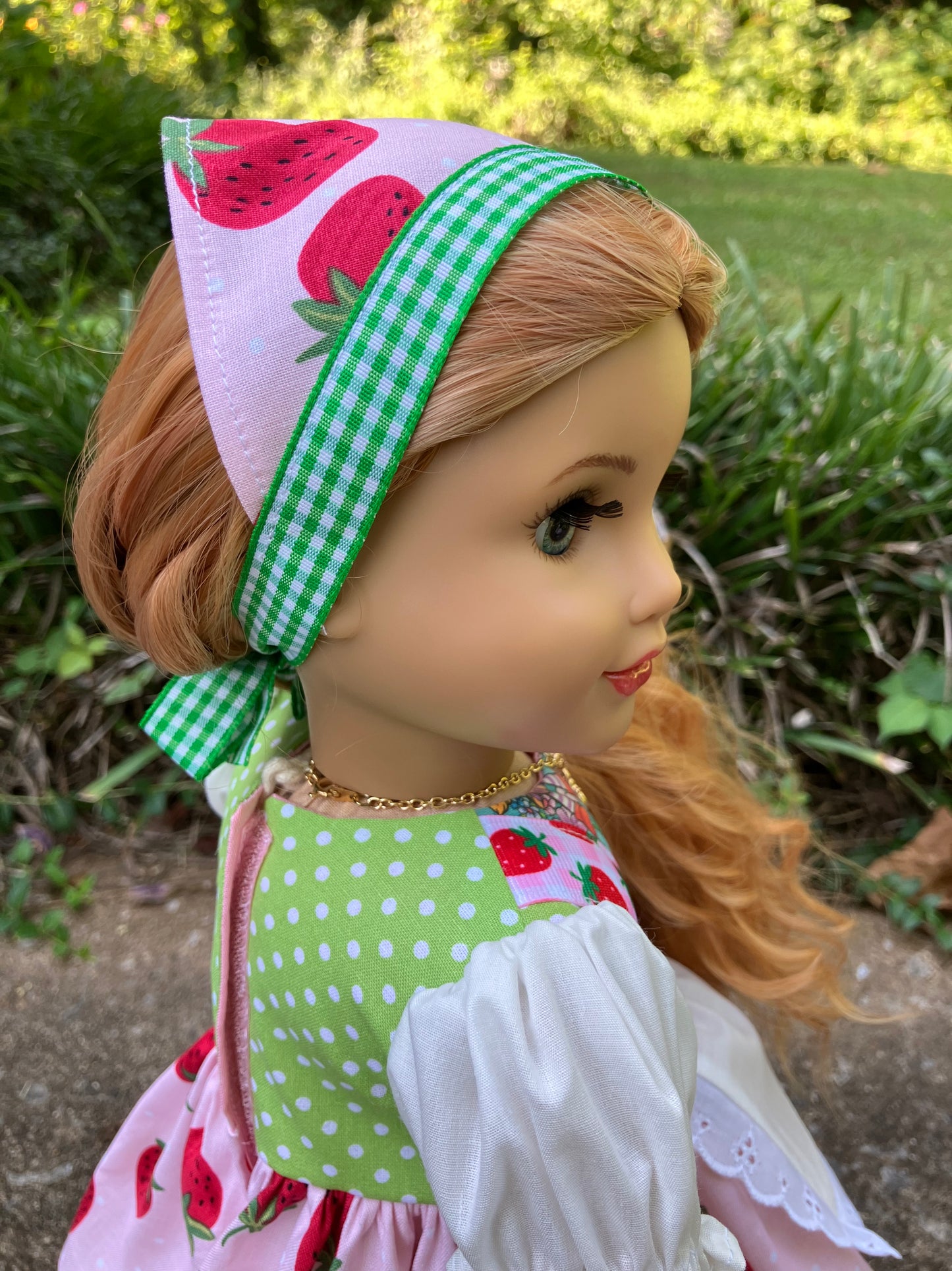 Strawberry Shortcake Outfit for 18 Inch American Girl Doll