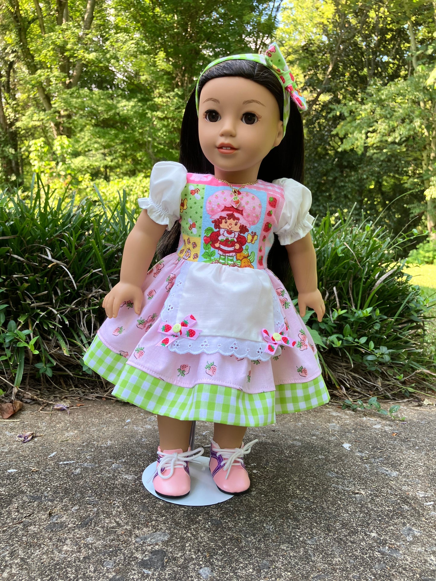 Strawberry Shortcake Outfit for 18 Inch American Girl Doll