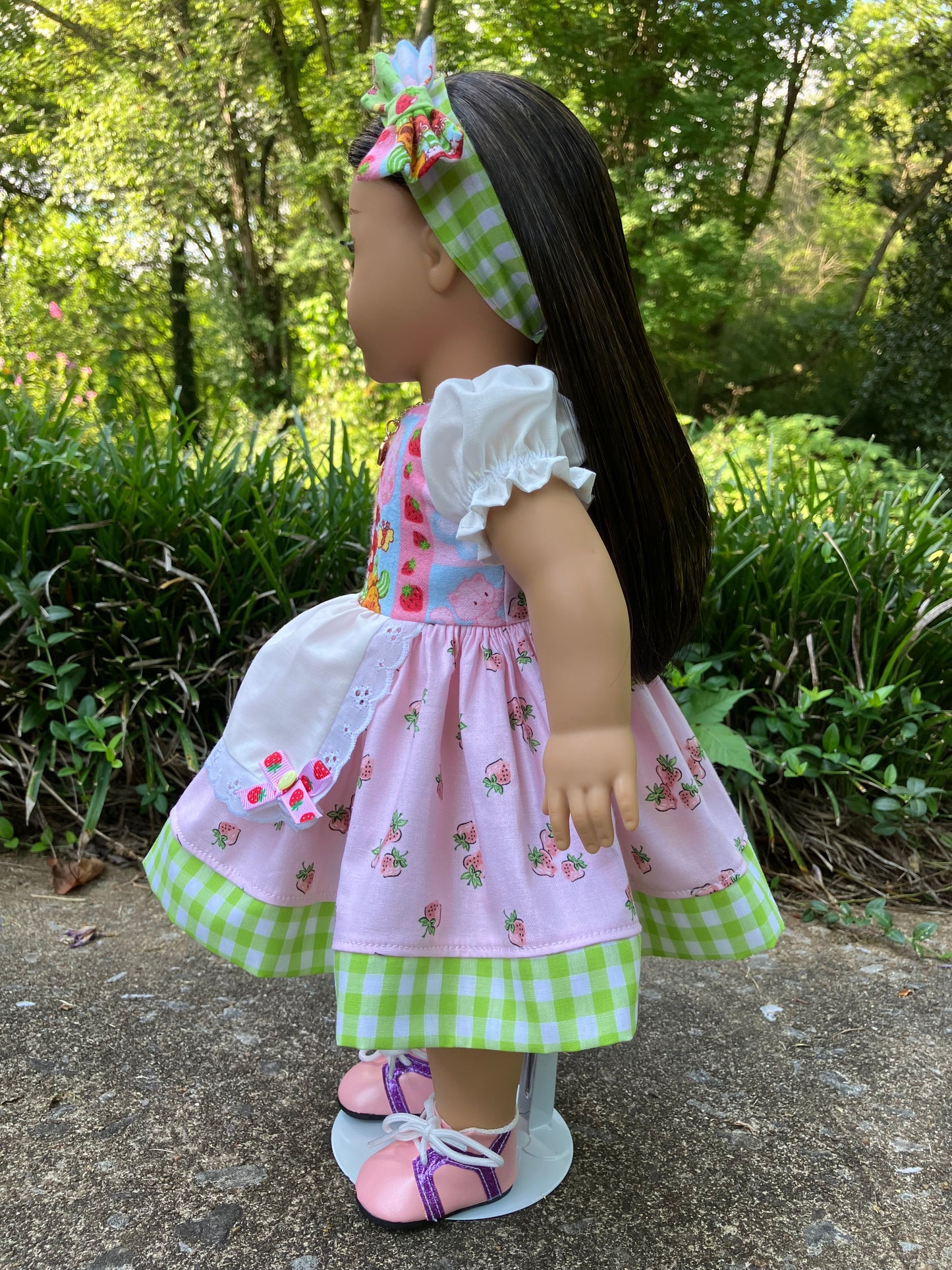 Strawberry Shortcake Outfit for 18 Inch American Girl Doll
