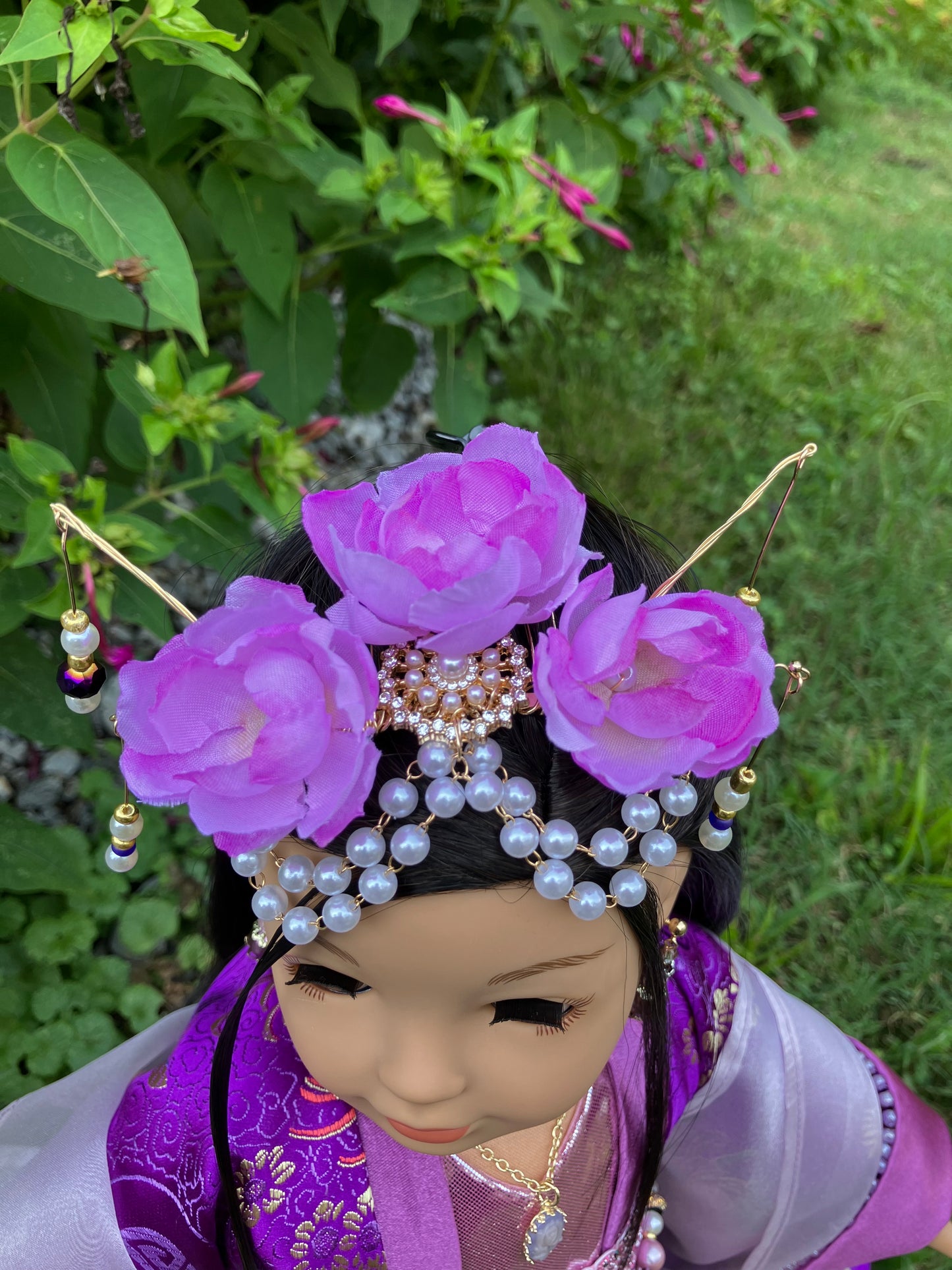 Custom Hanfu Outfit for 18 Inch American Girl Doll