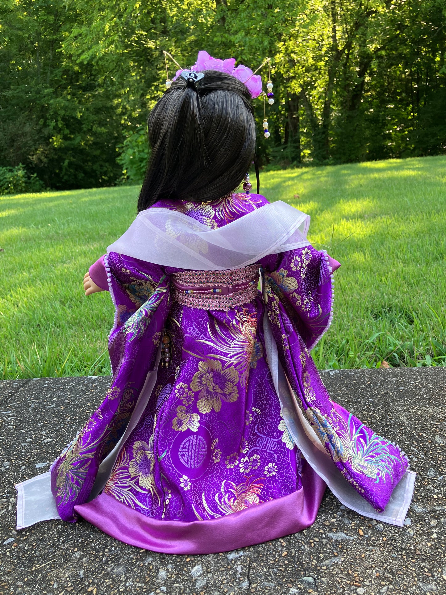 Custom Hanfu Outfit for 18 Inch American Girl Doll