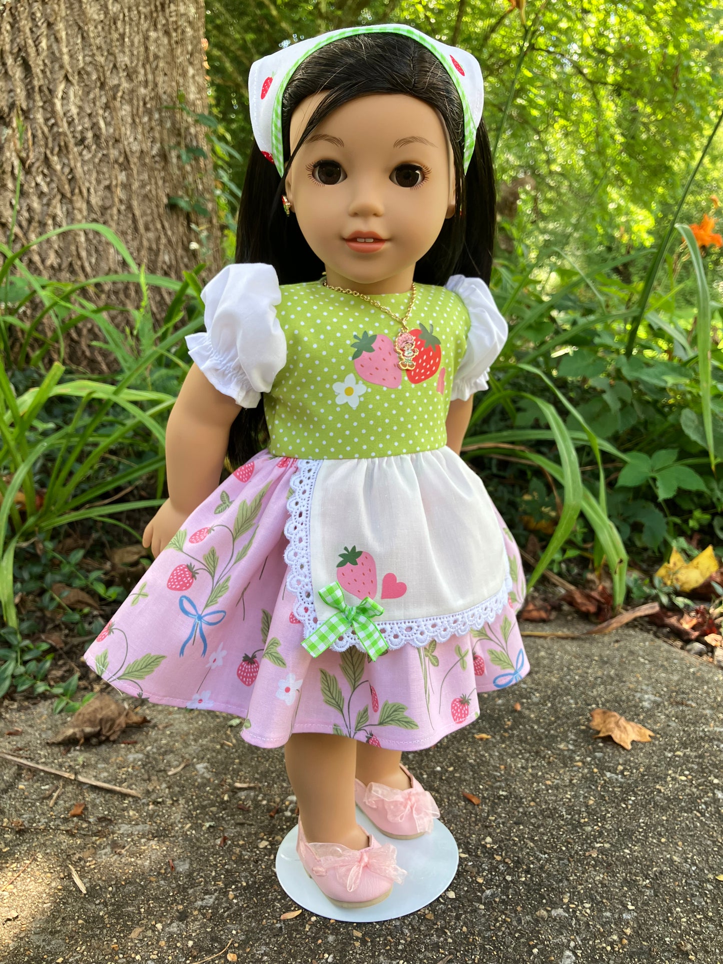 Strawberry Shortcake Outfit for 18 Inch American Girl Doll