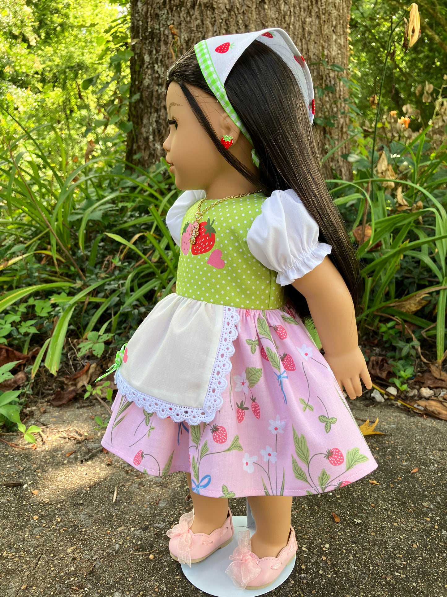 Strawberry Shortcake Outfit for 18 Inch American Girl Doll