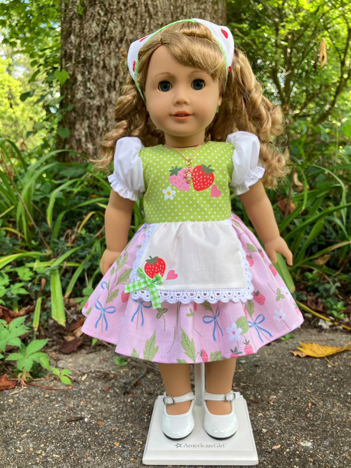 1980s Strawberry Shortcake Outfit for 18 Inch American Girl Doll