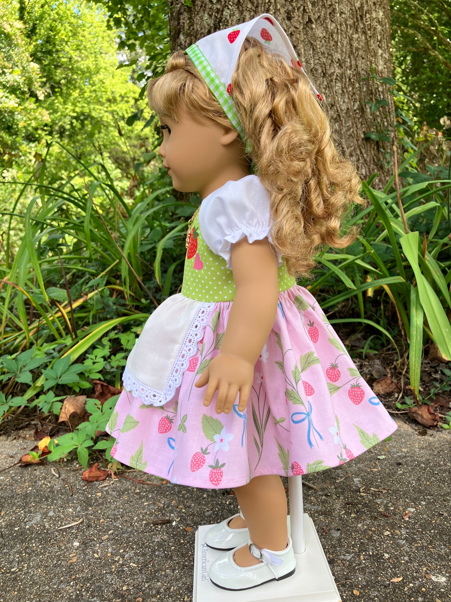 1980s Strawberry Shortcake Outfit for 18 Inch American Girl Doll
