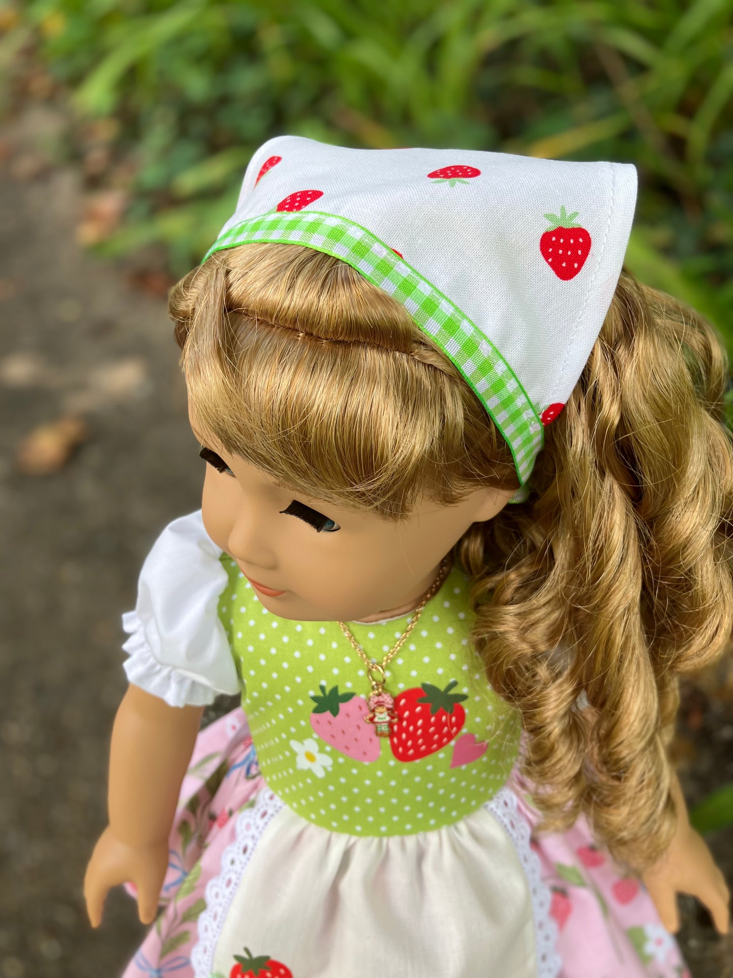 1980s Strawberry Shortcake Outfit for 18 Inch American Girl Doll