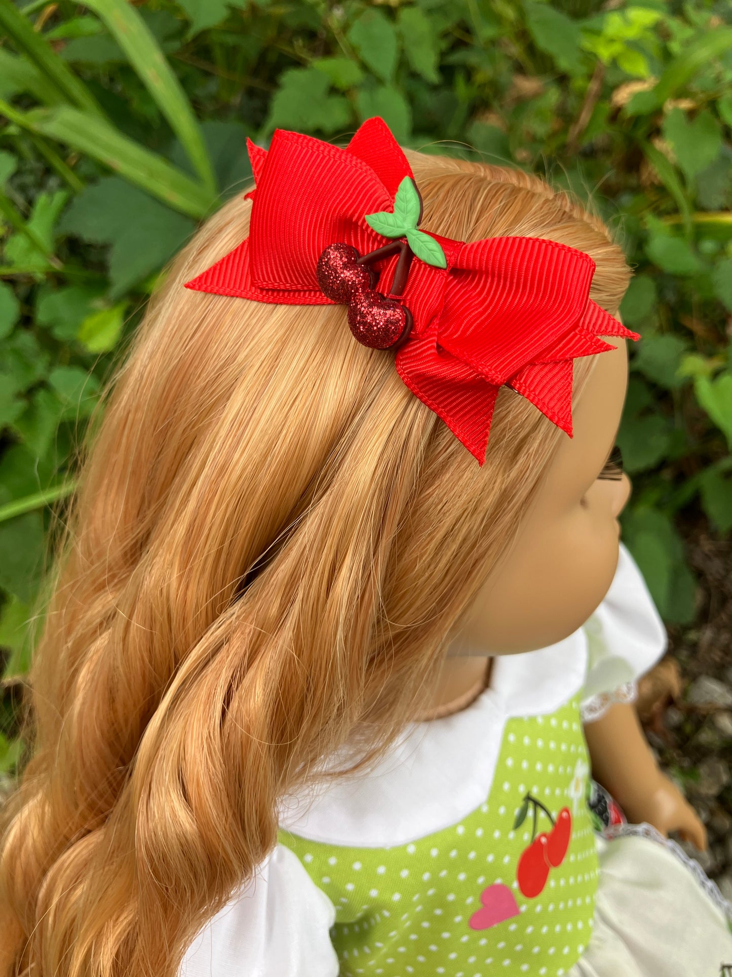 Cherries Jubilee Outfit for 18 Inch American Girl Doll