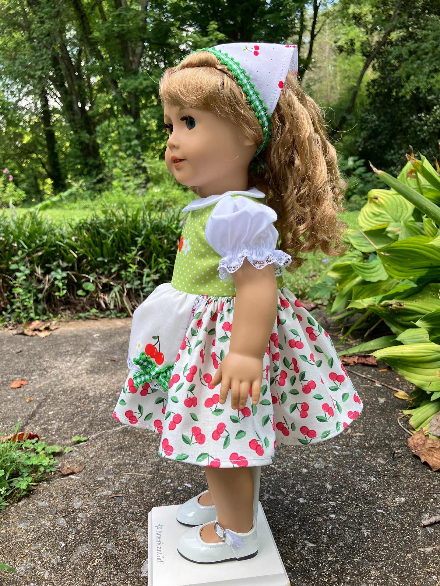 Cherries Jubilee Outfit for 18 Inch American Girl Doll