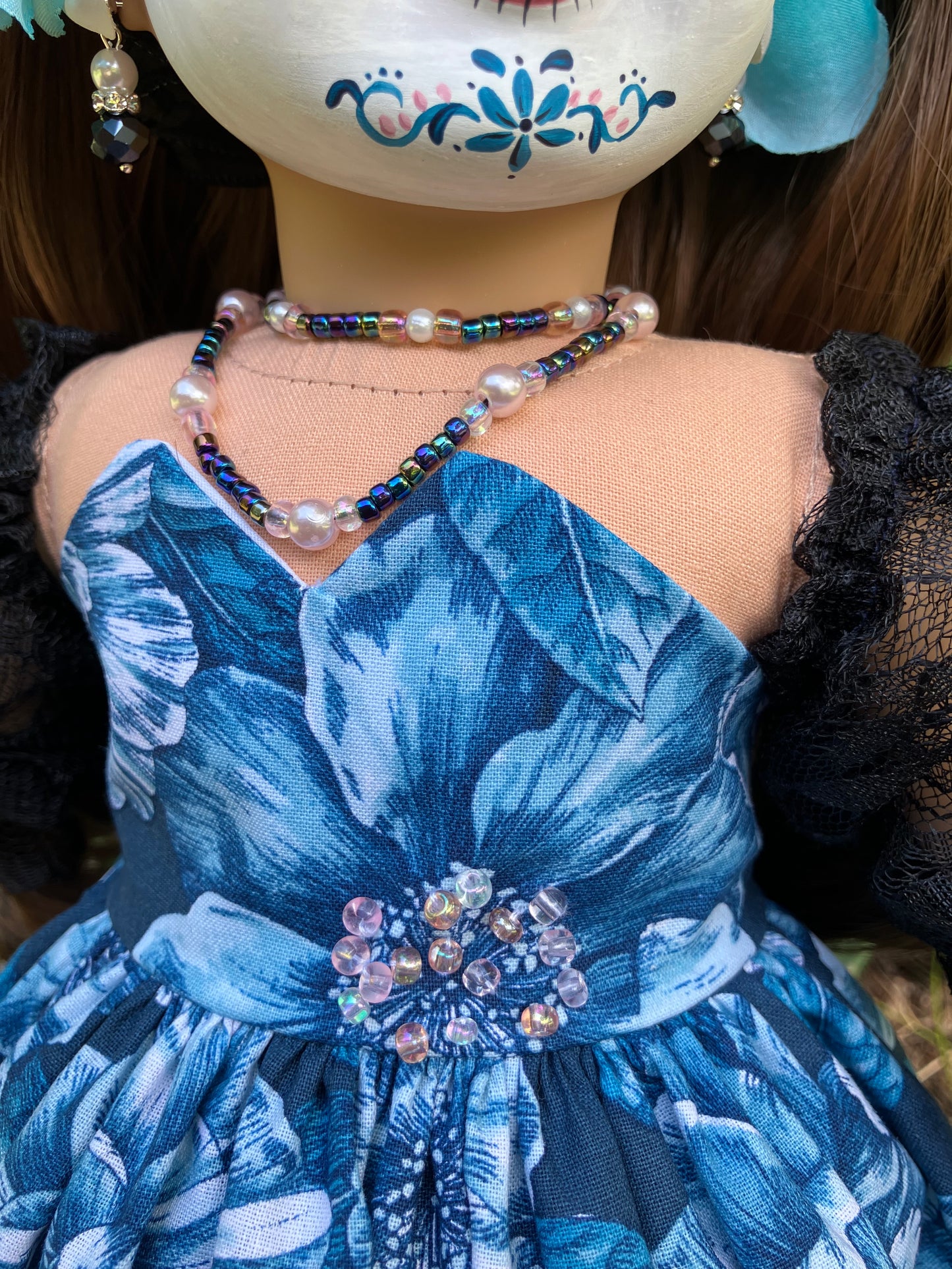 Custom Day of the Dead American Girl Doll - Poppy
