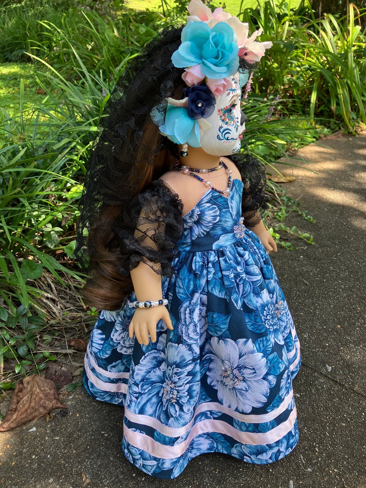 Custom Day of the Dead American Girl Doll - Poppy