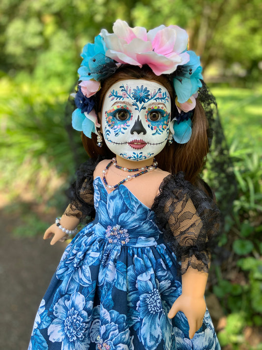 Custom Day of the Dead American Girl Doll - Poppy