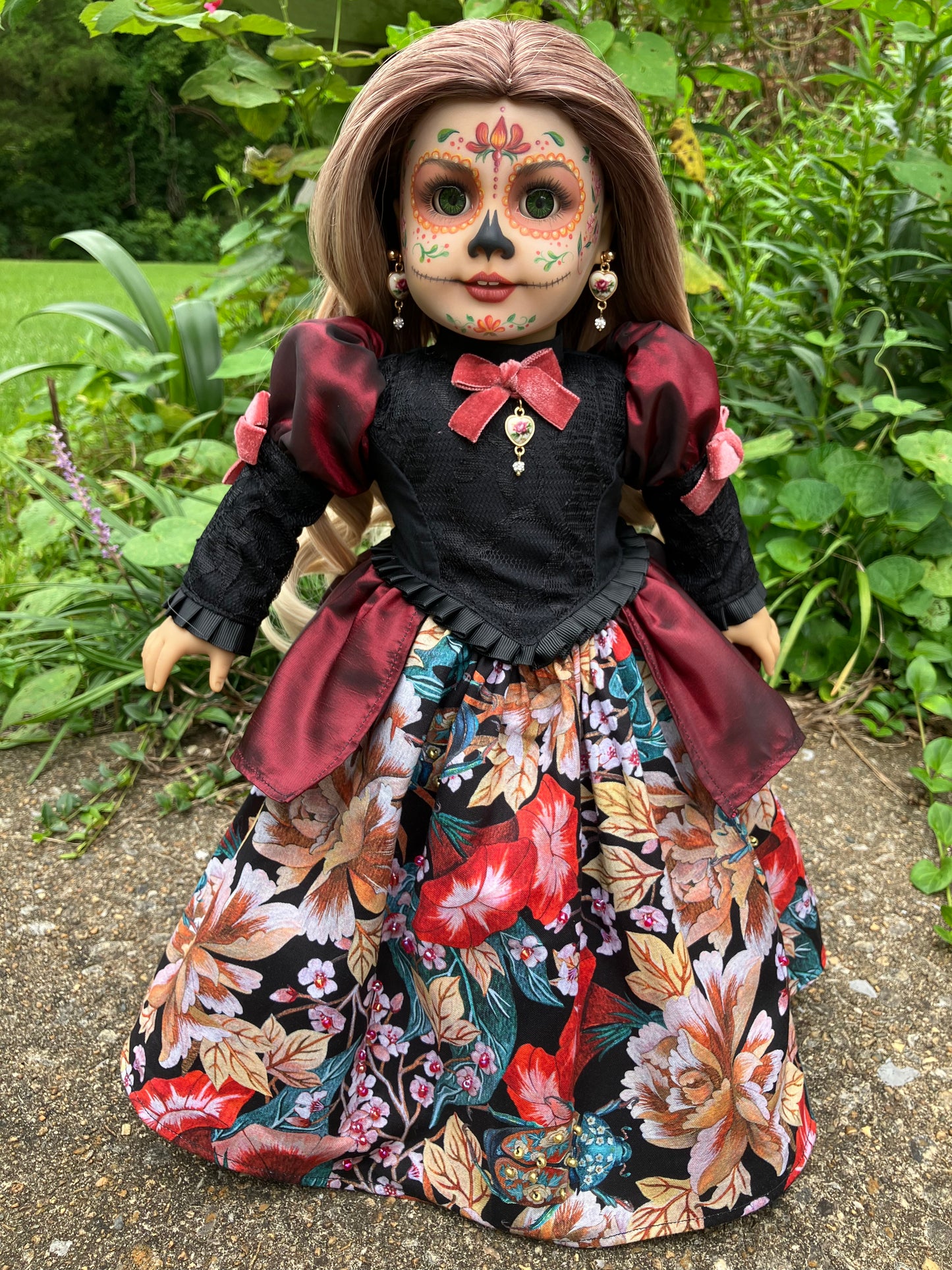 Custom Day of the Dead American Girl Doll - Nocturne
