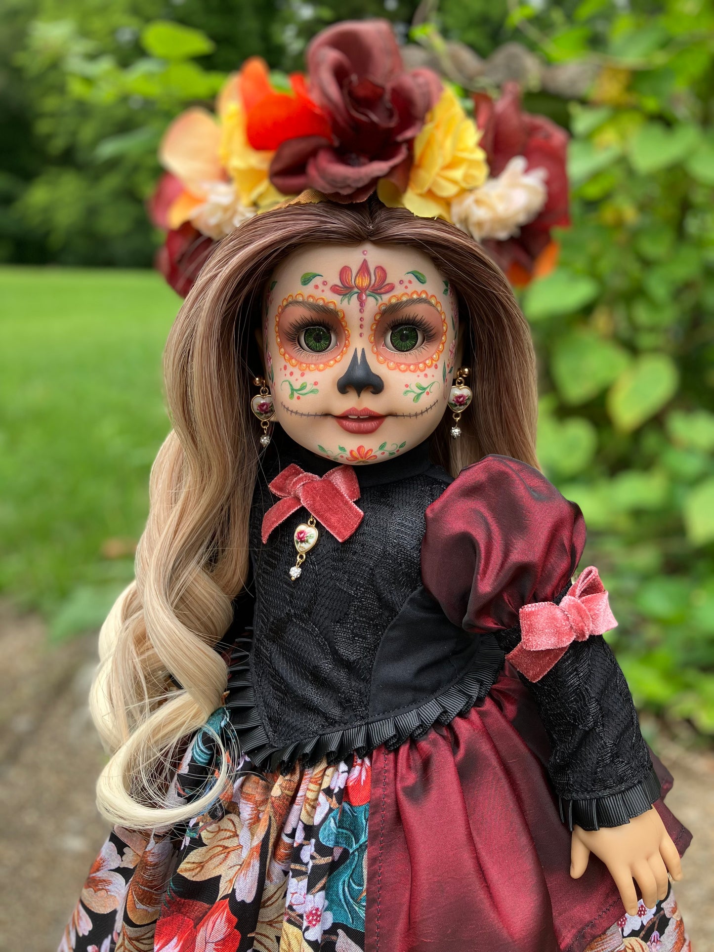 Custom Day of the Dead American Girl Doll - Nocturne