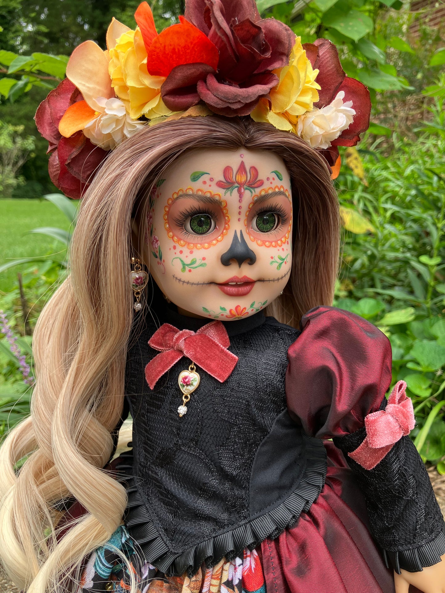 Custom Day of the Dead American Girl Doll - Nocturne