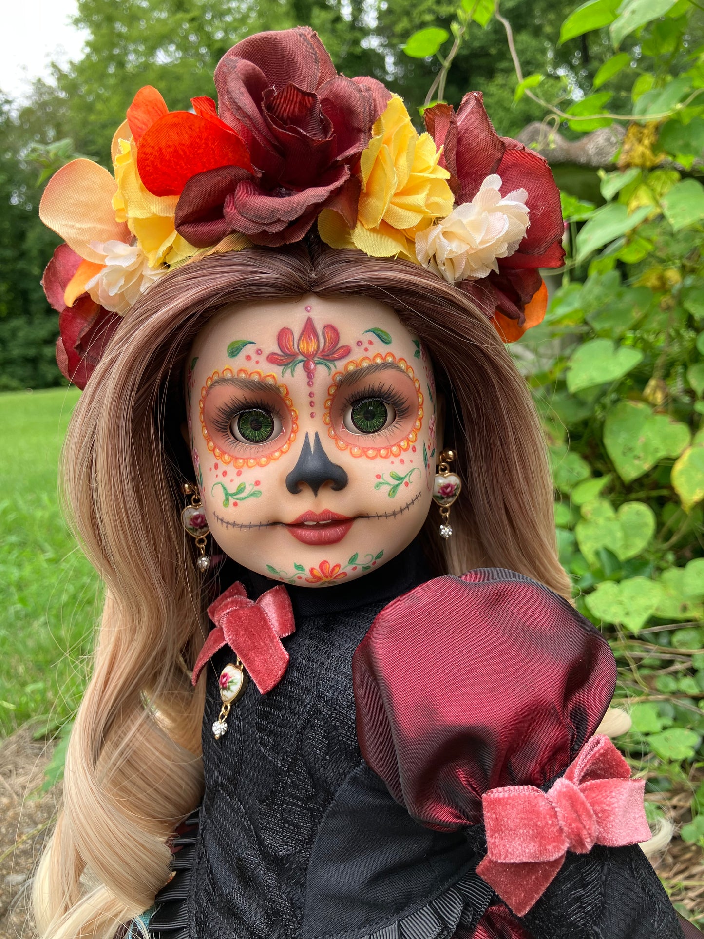 Custom Day of the Dead American Girl Doll - Nocturne
