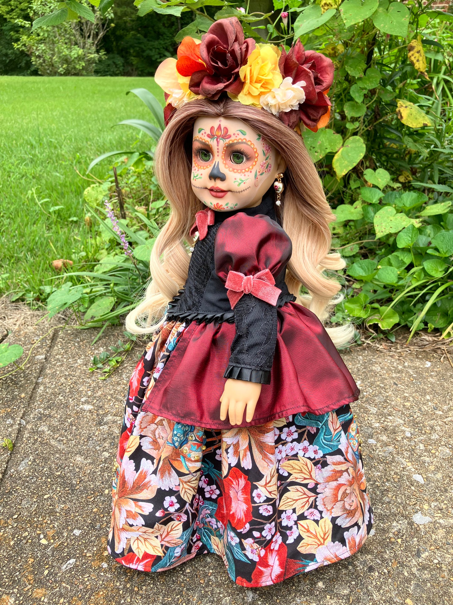 Custom Day of the Dead American Girl Doll - Nocturne