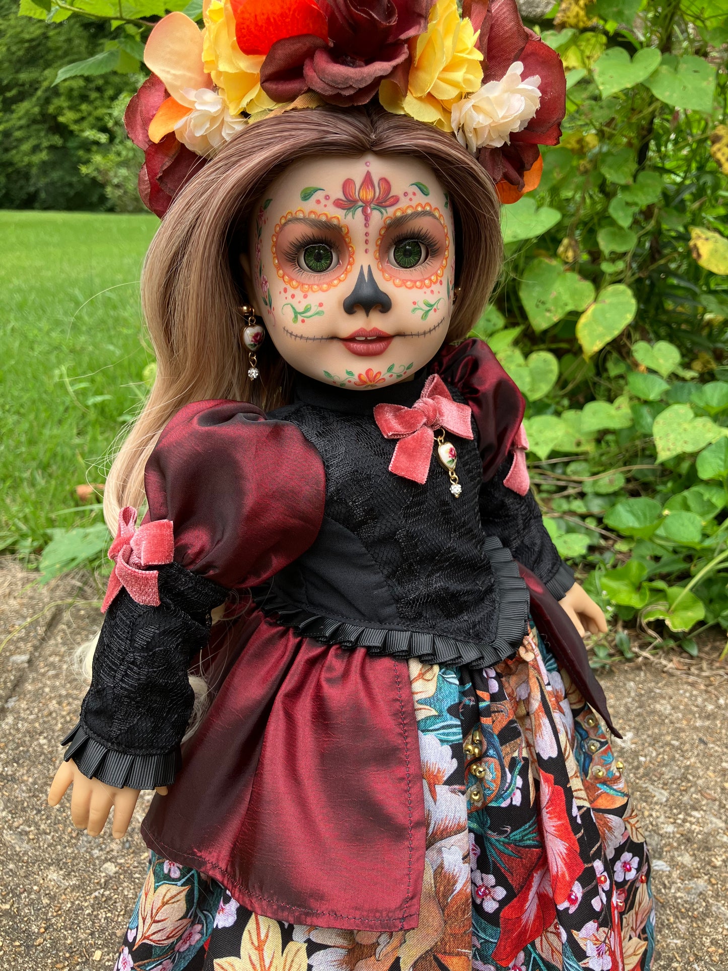 Custom Day of the Dead American Girl Doll - Nocturne