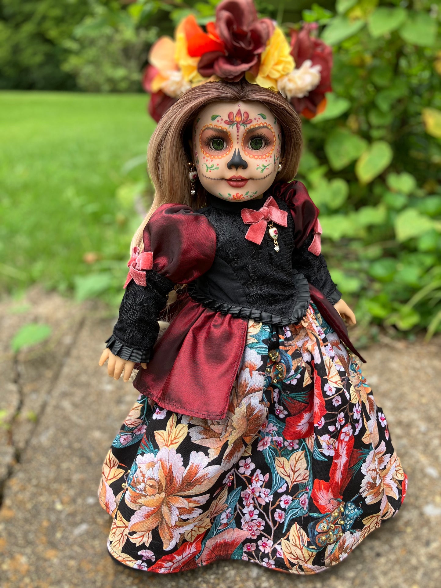 Custom Day of the Dead American Girl Doll - Nocturne
