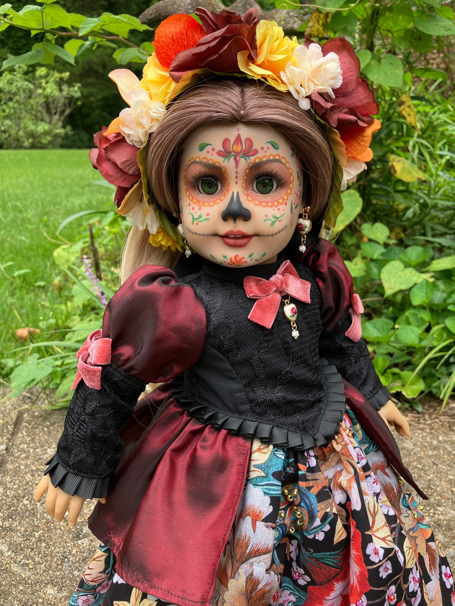 Custom Day of the Dead American Girl Doll - Nocturne