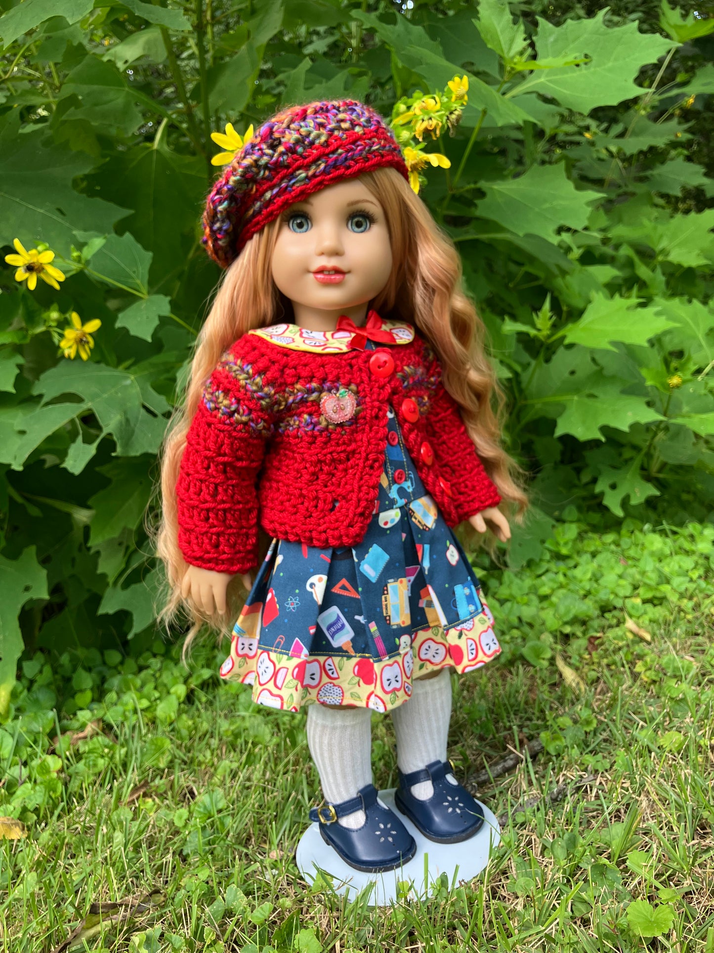 Fall Back to School Outfit for 18 Inch American Girl Doll