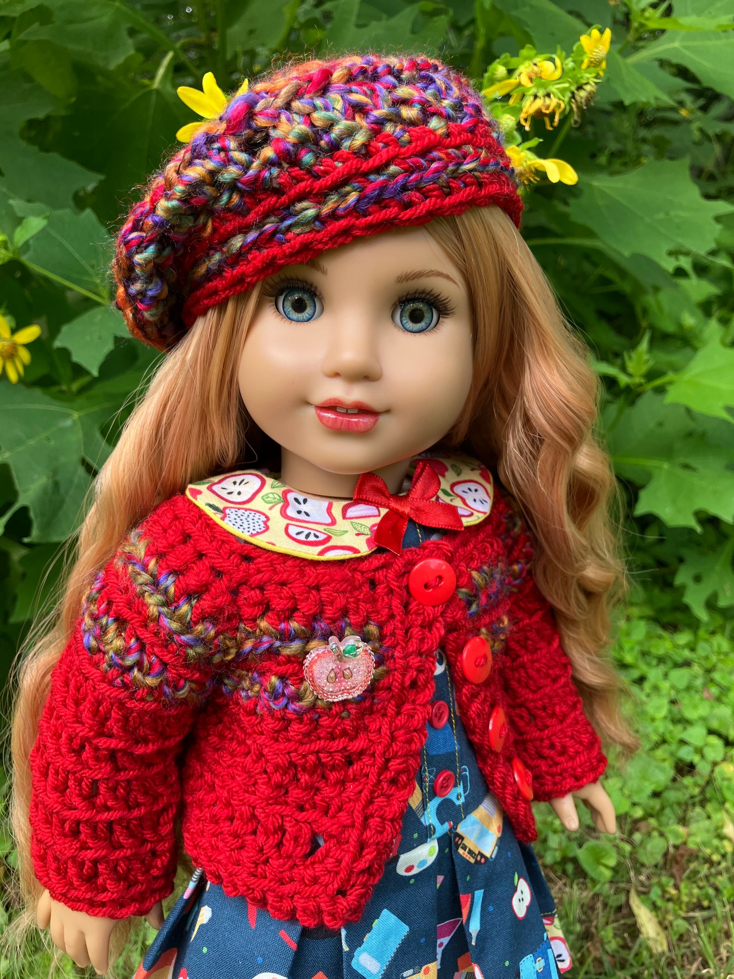 Fall Back to School Outfit for 18 Inch American Girl Doll