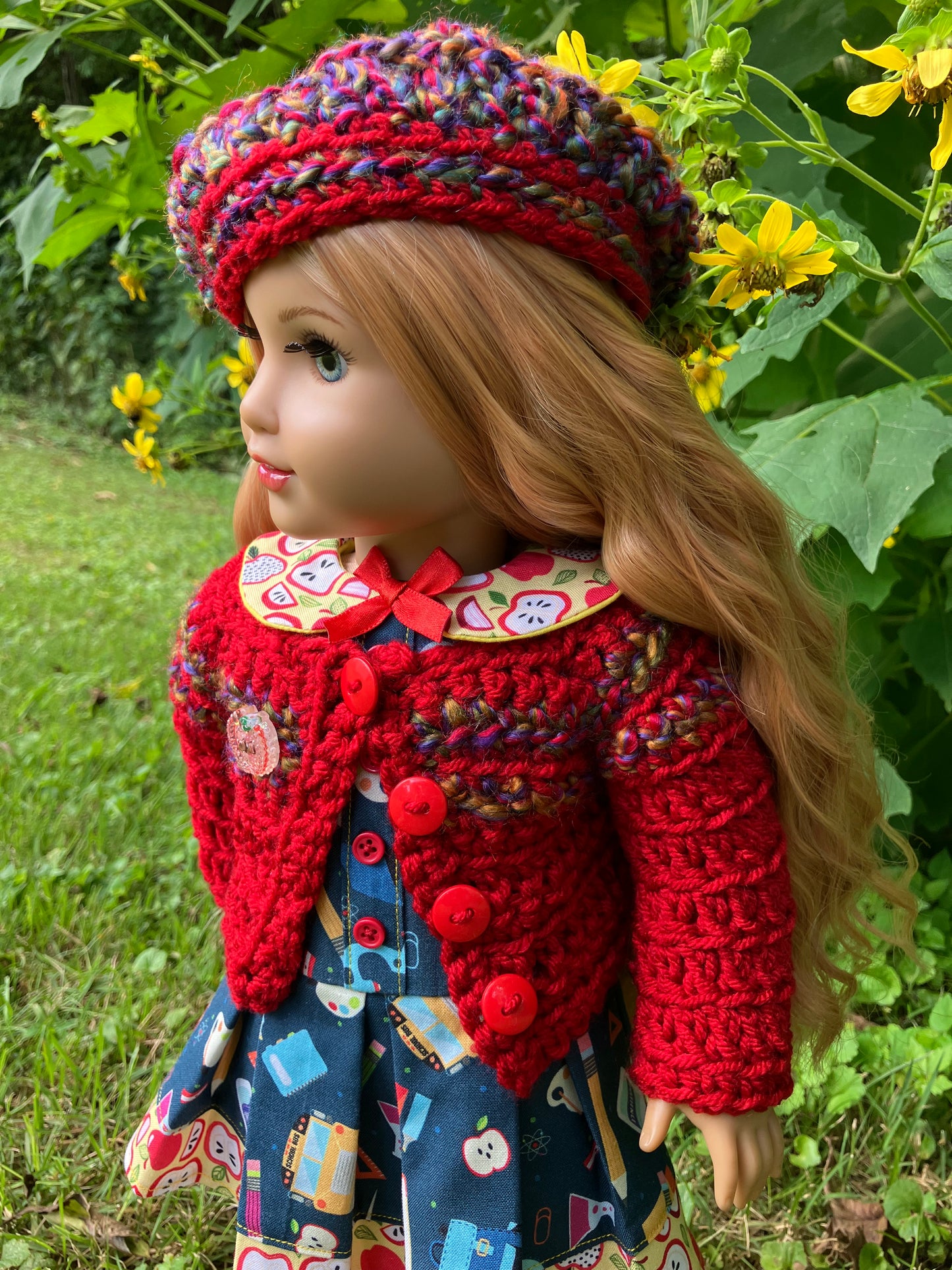 Fall Back to School Outfit for 18 Inch American Girl Doll