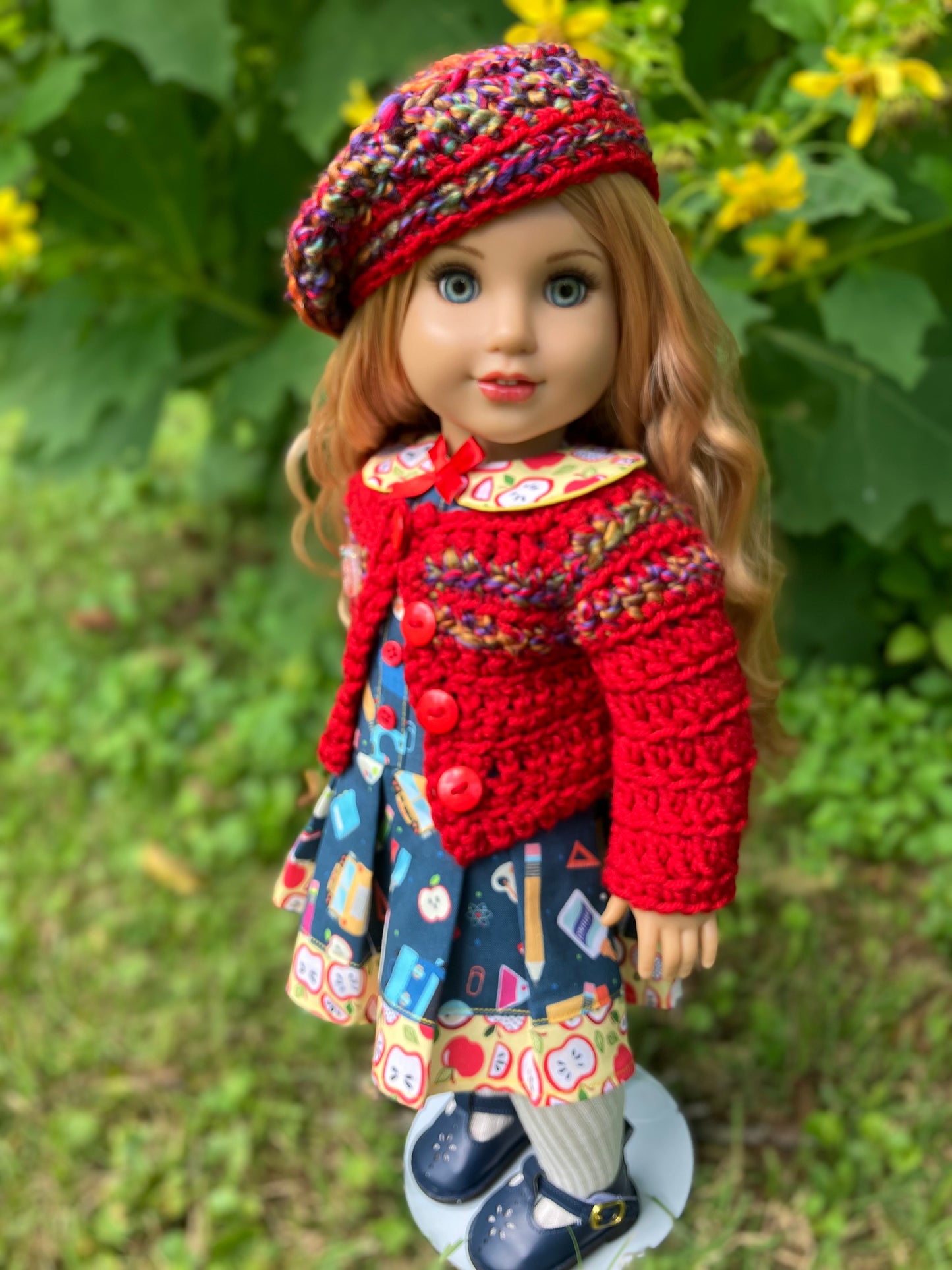 Fall Back to School Outfit for 18 Inch American Girl Doll