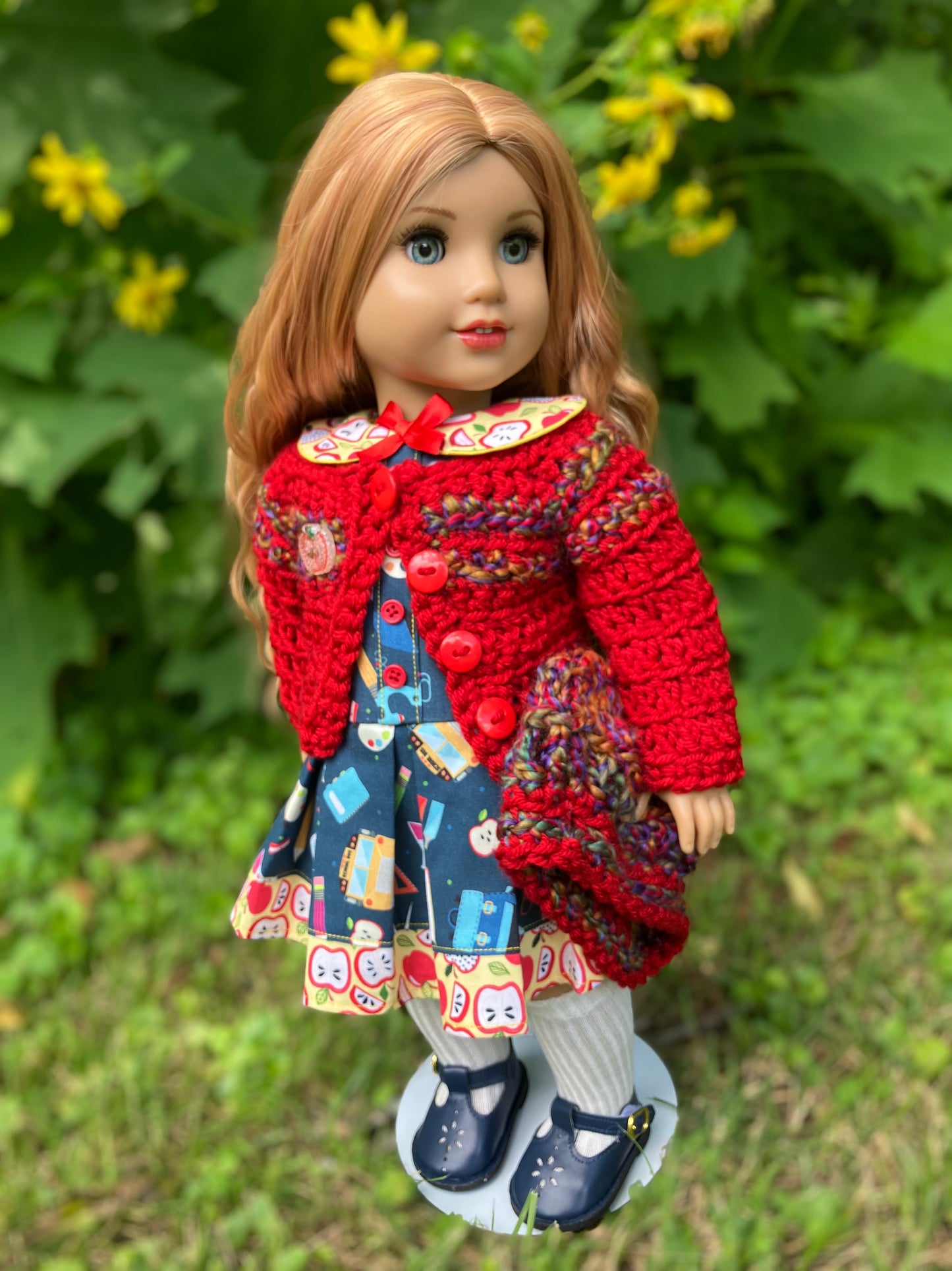 Fall Back to School Outfit for 18 Inch American Girl Doll