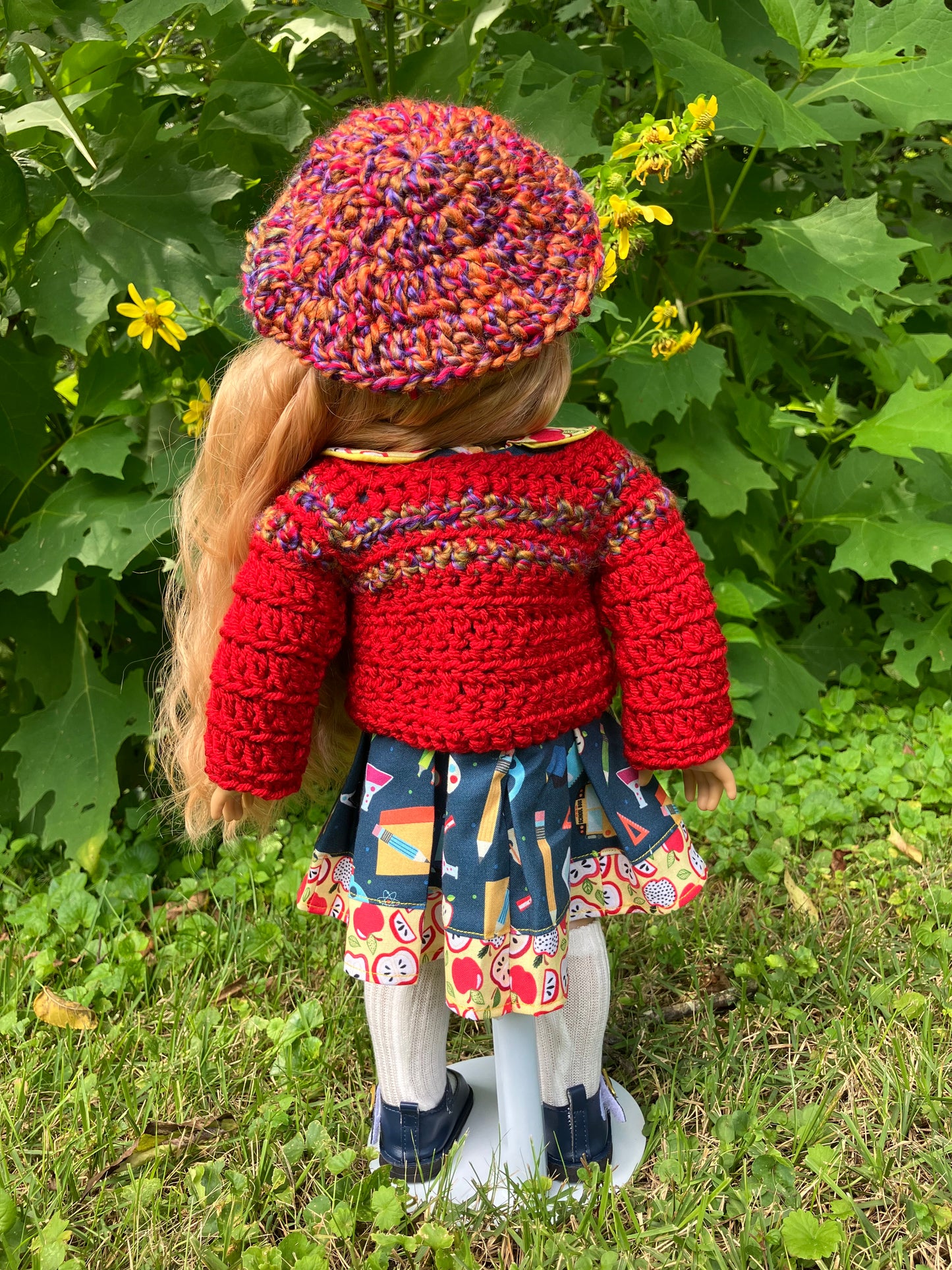 Fall Back to School Outfit for 18 Inch American Girl Doll