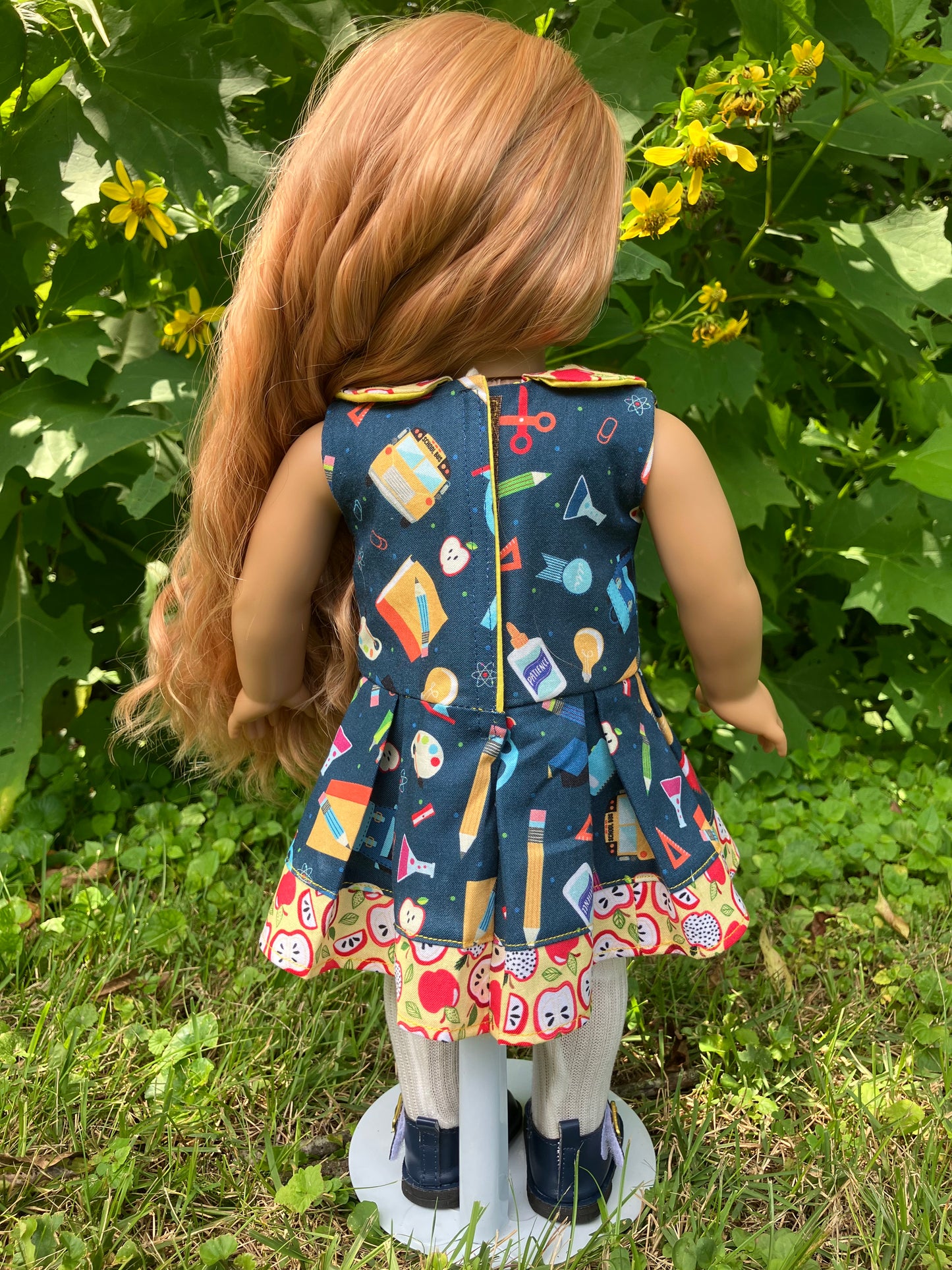 Fall Back to School Outfit for 18 Inch American Girl Doll