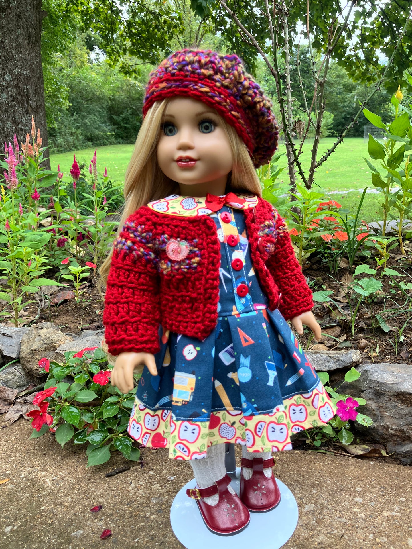 Fall Back to School Outfit for 18 Inch American Girl Doll
