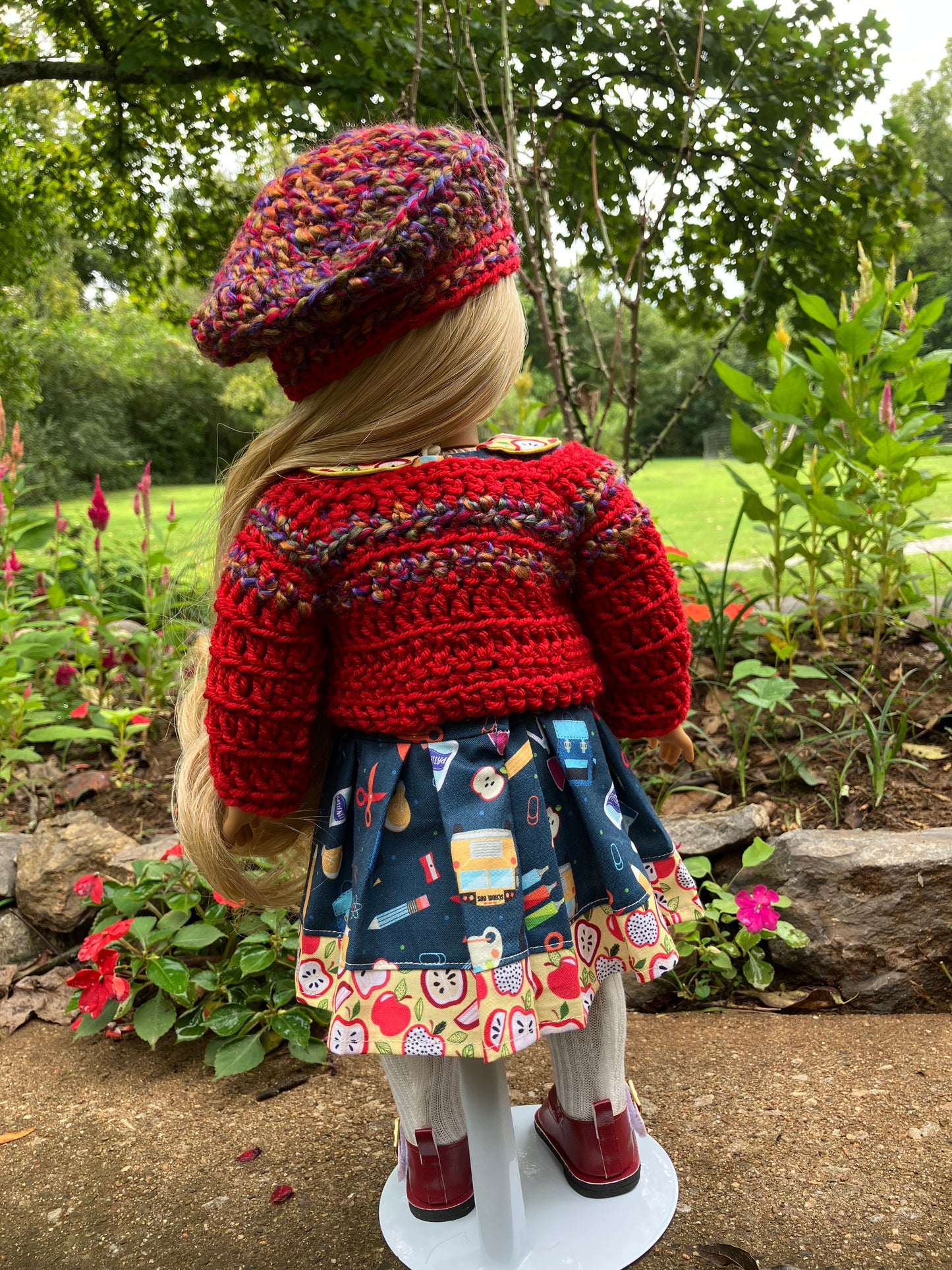 Fall Back to School Outfit for 18 Inch American Girl Doll