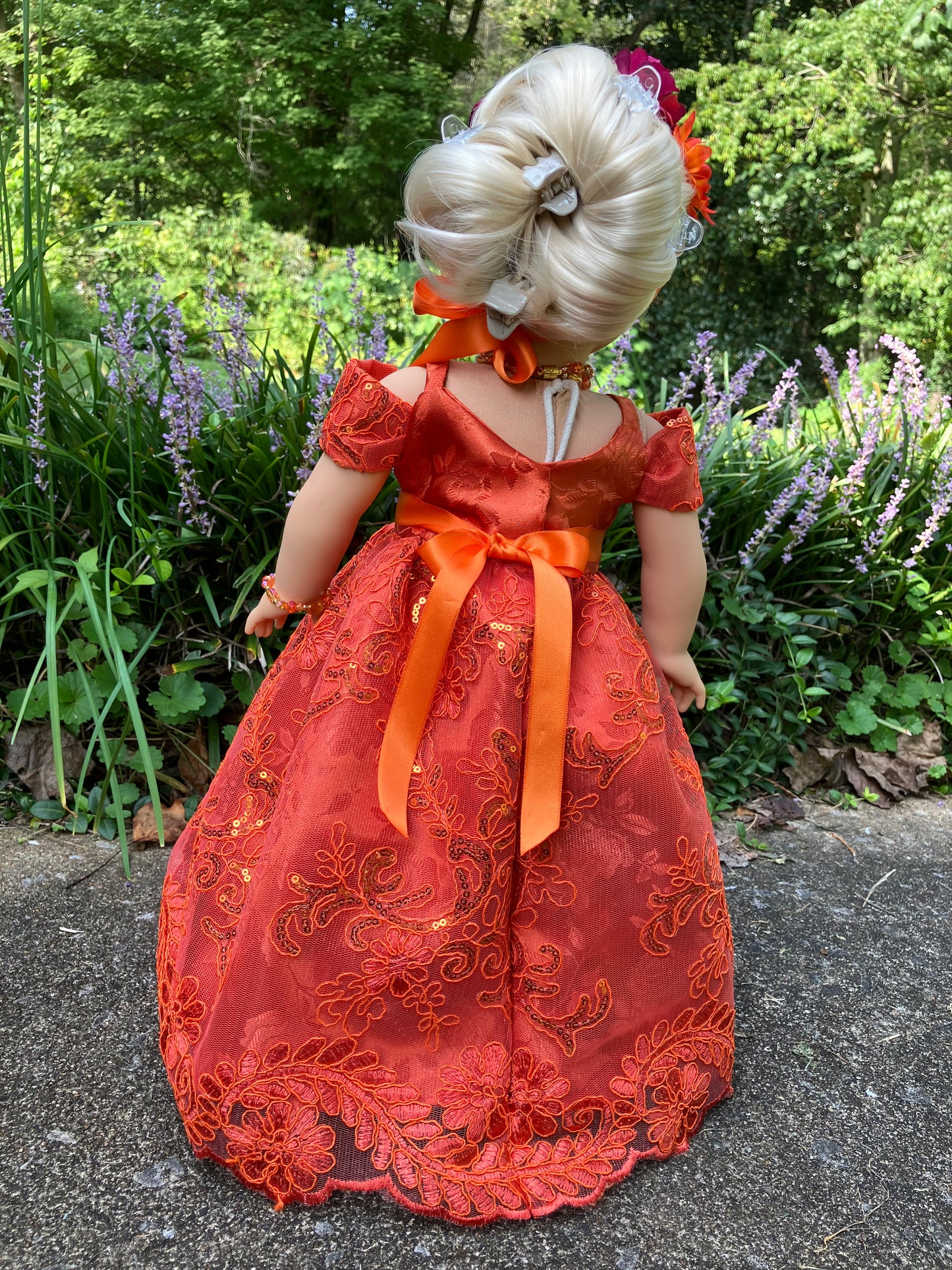September Gown for 18 Inch American Girl Doll