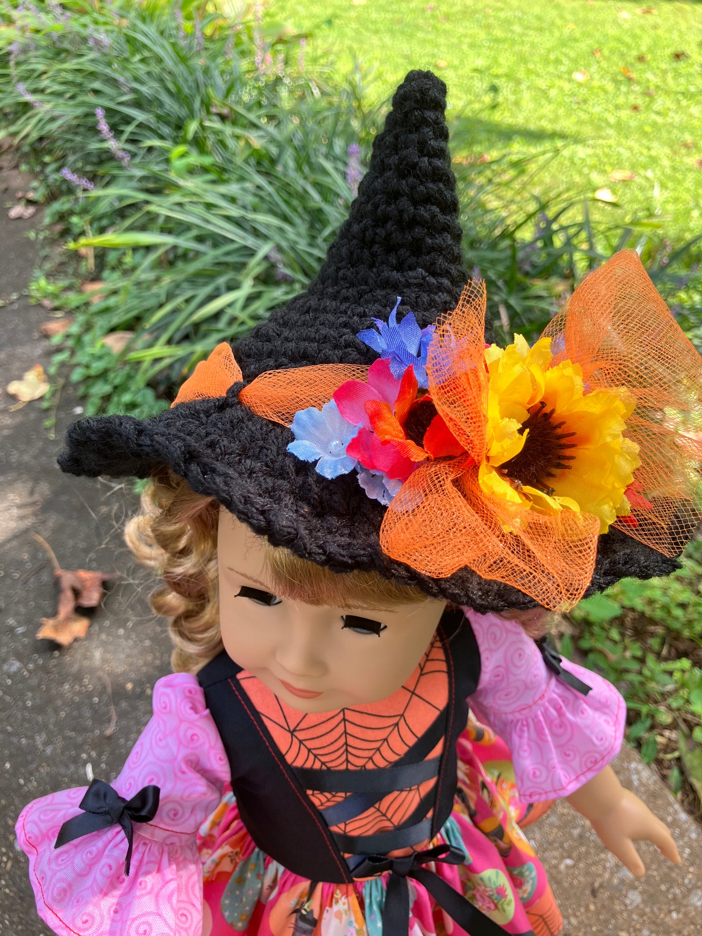 Spooky Halloween Witch Outfit for 18 Inch American Girl Doll