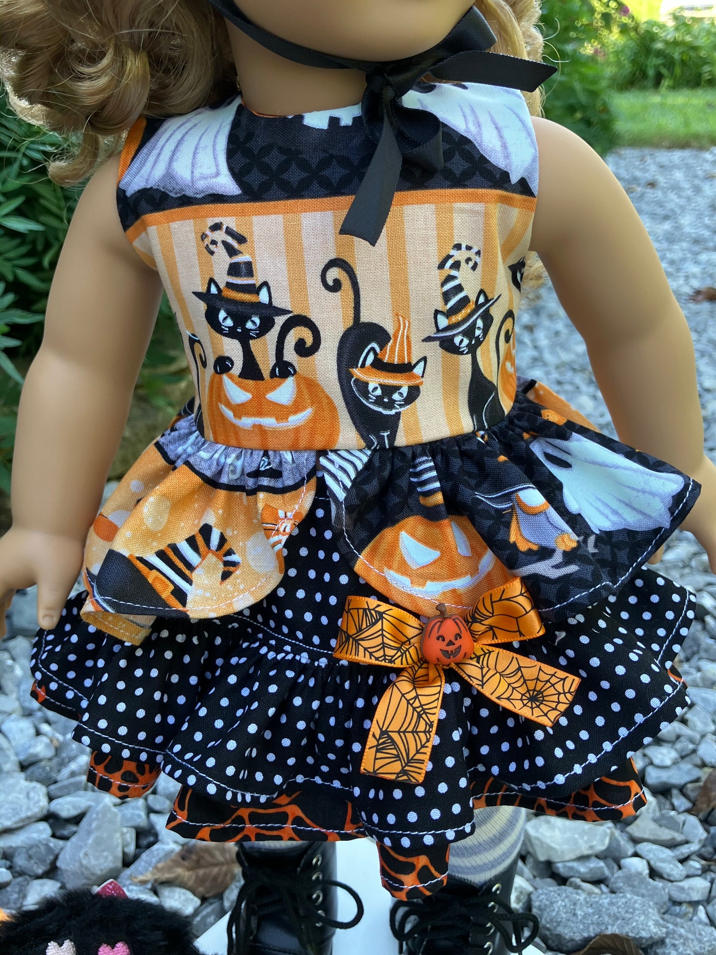 Hocus Pocus Halloween Witch Outfit for 18 Inch American Girl Doll